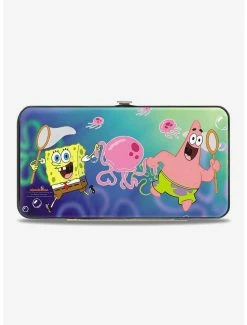 Budget 🌟 Spongebob Squarepants Patrick Jellyfishing Hinge Wallet ✨ -Bags & Purses Shop Online 13112241 av1