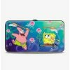 Budget 🌟 Spongebob Squarepants Patrick Jellyfishing Hinge Wallet ✨ -Bags & Purses Shop Online 13112241 hi