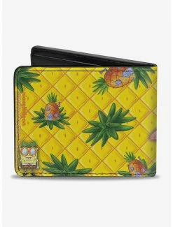 Hot Sale 👍 Spongebob Squarepants Patrick Starfish Pose Pineapple Bi-fold Wallet 🥰 -Bags & Purses Shop Online 13112255 av1