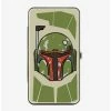 New 🧨 Star Wars Boba Fett Helmet Hinge Wallet 🔥 -Bags & Purses Shop Online 13112291 hi