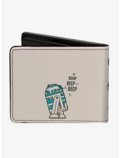 Buy 😉 Star Wars Chewbacca Carrying C-3PO, R2-D2 Bi-fold Wallet 🎉 -Bags & Purses Shop Online 13112297 av1