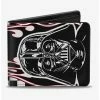 Deals ✨ Star Wars Darth Vader Flames Bi-fold Wallet 🛒 -Bags & Purses Shop Online 13112305 hi