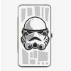 Discount ⌛ Star Wars Stormtrooper Face Parts Hinge Wallet 🛒