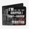 Deals 🎉 Supernatural Castiel Pose Im The One Who Gripped You Bi-fold Wallet 👍