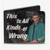 Cheap ✔️ Supernatural Dean Pose This Is All Kinds of Wrong Bi-fold Wallet 🔥 -Bags & Purses Shop Online 13112321 hi
