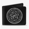 Hot Sale 🔔 Supernatural Devils Trap Symbol Bi-fold Wallet ✨ -Bags & Purses Shop Online 13112325 hi