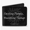 Best Pirce 👍 Supernatural Saving People Hunting Things Logo Bi-fold Wallet 👏 -Bags & Purses Shop Online 13112337 hi