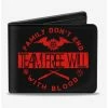 Coupon ⭐ Supernatural Team Free Will Family Dont End With Blood Bi-fold Wallet 🎉 -Bags & Purses Shop Online 13112341 hi