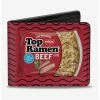 Best deal 🎉 Top Ramen Vivid Beef and Hot Spicy Beef Packages Noodle Wave Bi-fold Wallet ⭐ -Bags & Purses Shop Online 13112353 hi