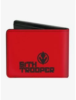 Buy ✔️ Star Wars Sith Trooper Red Black Bifold Wallet 👏 -Bags & Purses Shop Online 13235060 av1