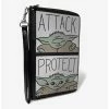 Best deal 😍 Star Wars The Mandalorian The Child Attack Protect Zip Around Wallet 😀 -Bags & Purses Shop Online 13235064 hi