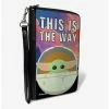 Discount 😍 Star Wars The Mandalorian The Child This Is The Way Zip-Around Wallet 😍 -Bags & Purses Shop Online 13235074 hi