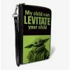 Deals ⌛ Star Wars The Mandalorian My Child Can Levitate Zip Around Wallet 😉 -Bags & Purses Shop Online 13235084 hi