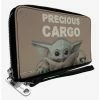 Promo 🌟 Star Wars The Mandalorian The Child Precious Cargo Zip Around Wallet 👏 -Bags & Purses Shop Online 13235090 hi