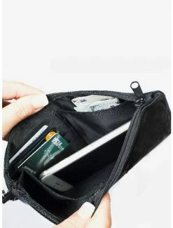 Flash Sale 😉 Star Wars The Mandalorian Child Protect Attack Snack Black Wallet Canvas Zip Clutch ✨ -Bags & Purses Shop Online 13235092 av1