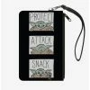 Flash Sale 😉 Star Wars The Mandalorian Child Protect Attack Snack Black Wallet Canvas Zip Clutch ✨