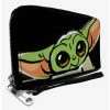 Best deal 😍 Star Wars The Mandalorian The Child Smile Zip-Around Wallet 😉