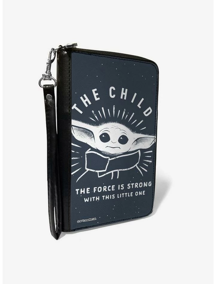 Flash Sale ๐ฏ Star Wars The Mandalorian The Child The Force is Strong Gray White Zip Around Wallet ๐ 3 Flash Sale ๐ฏ Star Wars The Mandalorian The Child The Force is Strong Gray White Zip Around Wallet ๐