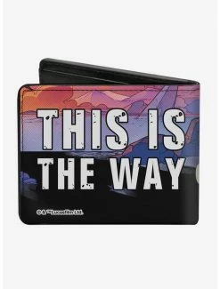 Flash Sale ⭐ Star Wars The Mandalorian The Child This is the Way Bifold Wallet 🤩 -Bags & Purses Shop Online 13235106 av1
