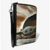 Best Pirce 👍 Star Wars The Mandalorian Child Gaze Zip-Around Wallet 💯 -Bags & Purses Shop Online 13235138 hi