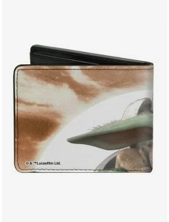 Top 10 😀 Star Wars The Mandalorian The Child Frown Pose Bifold Wallet ⭐ -Bags & Purses Shop Online 13361807 av1