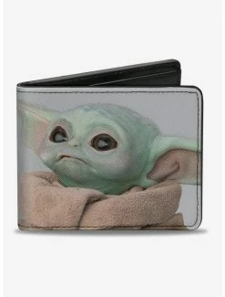 Best deal ⭐ Star Wars The Mandalorian The Child This Is My Good Side Grey Bifold Wallet 🎉