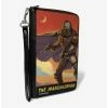 Best Sale 😍 Star Wars The Mandalorian Blaster Pose 👩 Women's PU Zip Around Wallet 👏 -Bags & Purses Shop Online 13361823 hi