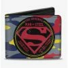 Best reviews of 🔥 DC Comics Superman The Original Man Of Steel Badge Camo Gray Bi-fold Wallet 🧨 -Bags & Purses Shop Online 13702105 hi