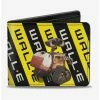 Deals ⭐ Disney Pixar Wall-E Poses Warning Bi-fold Wallet ✔️