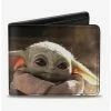 Best Pirce 👍 Star Wars The Mandalorian The Child Close Up Bi-fold Wallet 🔥