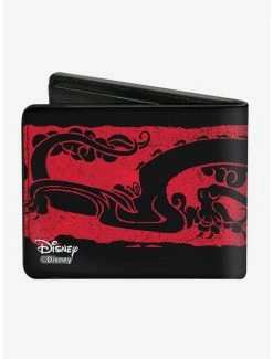 Wholesale 🎉 Disney Mulan Dragon Bifold Wallet 😀 -Bags & Purses Shop Online 13711520 av1