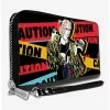Promo 🛒 DC Comics Birds of Prey Harley Quinn Caution 🔨 Hammer Zip Around Wallet ✔️ -Bags & Purses Shop Online 13722112 hi
