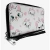 Wholesale 🎁 Disney Aristocats Marie Expressions Zip Around Wallet 👏 -Bags & Purses Shop Online 13722130 hi