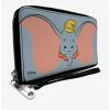 Best deal 🔥 Disney Dumbo Bashful Face Zip Around Wallet ✔️ -Bags & Purses Shop Online 13722136 hi