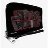 Outlet 😉 Star Wars Logo Black Red 👩 Womens Zip Around Wallet ⌛ -Bags & Purses Shop Online 13722270 hi
