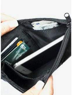 Promo 👍 Beetlejuice Roach Skull Doodles Zip Clutch Canvas Wallet 🧨 -Bags & Purses Shop Online 14220578 av1