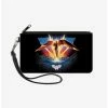 Hot Sale ⭐ DC Comics Wonder 👩 Woman 1984 Golden Armor Pose Logo Topography Zip Clutch Canvas Wallet 😉 -Bags & Purses Shop Online 14220649 hi