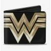 Best deal 😍 DC Comics Wonder 👩 Woman 1984 WW Logo Close Up Bifold Wallet 🧨 -Bags & Purses Shop Online 14220660 hi