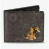 Promo ✔️ Disney The Lion King Scar Bifold Wallet 👏 -Bags & Purses Shop Online 14220727 hi