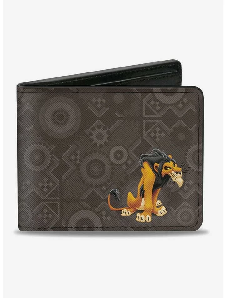 Promo ✔️ Disney The Lion King Scar Bifold Wallet 👏 3 Promo ✔️ Disney The Lion King Scar Bifold Wallet 👏