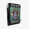 Promo 😉 Star Wars Babu Frik Droidsmith Aurebesh Checkers Zip Around Rectangle Wallet 😀 -Bags & Purses Shop Online 14220738 hi