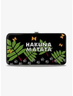 Best Sale 🔔 Disney The Lion King Young Simba Nala Playing HAKUNA MATATA Hinge Wallet 🎉 -Bags & Purses Shop Online 14220751 av1