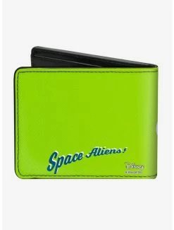 Discount ✔️ Disney Pixar Toy Story Alien Eyes Space Aliens Bifold Wallet 💯 -Bags & Purses Shop Online 14220758 av1