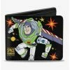Discount 🎁 Disney Pixar Toy Story Buzz Lightyear Action Pose Stars Bifold Wallet 🎉 -Bags & Purses Shop Online 14220762 hi