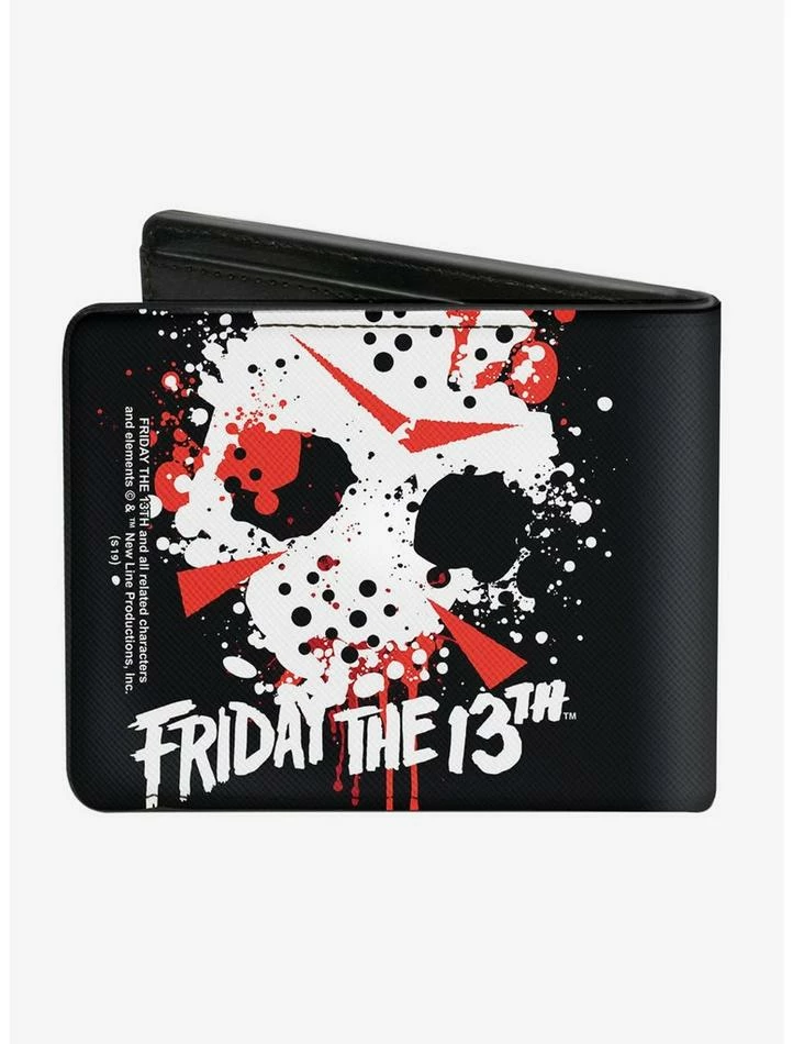 Promo ๐ Friday the 13th Jason Mask Splatter Bifold Wallet ๐ 4 Promo ๐ Friday the 13th Jason Mask Splatter Bifold Wallet ๐ - Image 2