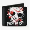 Promo 🎁 Friday the 13th Jason Mask Splatter Bifold Wallet 🎉