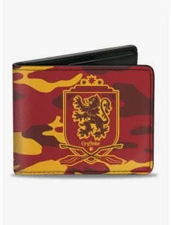 Wholesale ❤️ Harry Potter Gryffindor Crest Camo Bifold Wallet 🧨