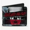Budget 🤩 It Chapter Two Pennywise Come Back and Play Collage Bifold Wallet 😀 -Bags & Purses Shop Online 14220806 hi