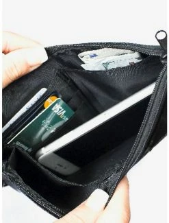 Best Sale 👏 Supernatural Sam and Dean Winchester Saints and Sinners Pose Zip Clutch Canvas Wallet 👍 -Bags & Purses Shop Online 14220826 av1