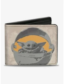 Best reviews of 🧨 Star Wars The Child Wanted Pod Pose Grunge Bifold Wallet ✨